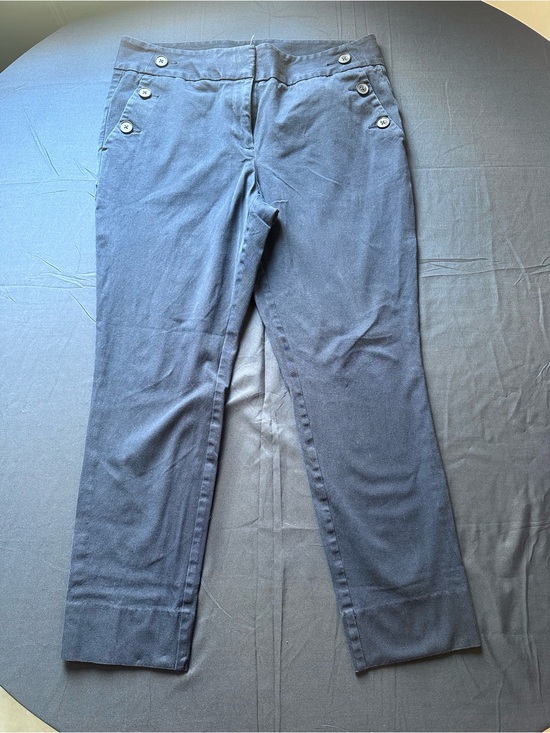 LOFT Other - LOFT Navy Chinos with Decorative Side Buttons